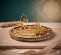 MOH Golden Butterfly Tea Light Candle Holders, Set of 4