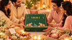 MOH Premium Handcrafted Wooden Elephant Tray with ladoo candles  Festive Gift Hamper