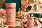 MOH Premium Pink Festive Gift Hamper with Silver-Tone Lakshmi Ganesh Idol, Lotus Diyas & Decorative Keepsake Box