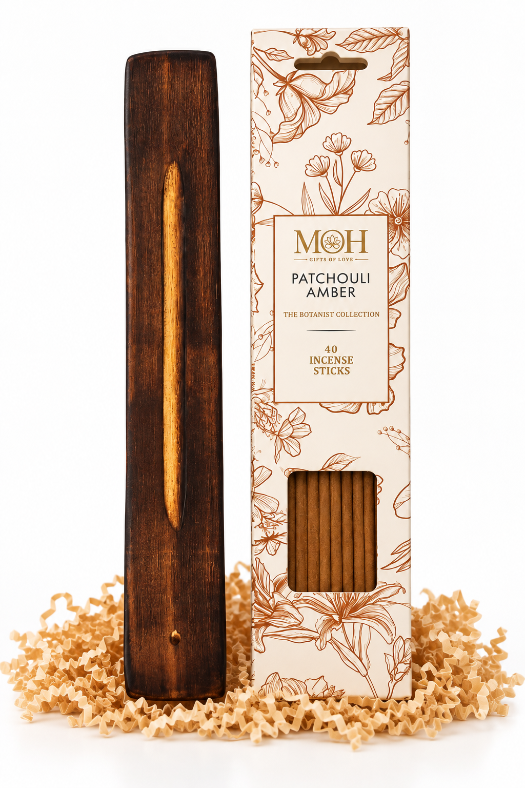 MOH Premium Diwali pooja gift hamper with silver-tone pooja set, lotus diyas and incense holder